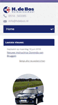 Mobile Screenshot of hdebos.nl